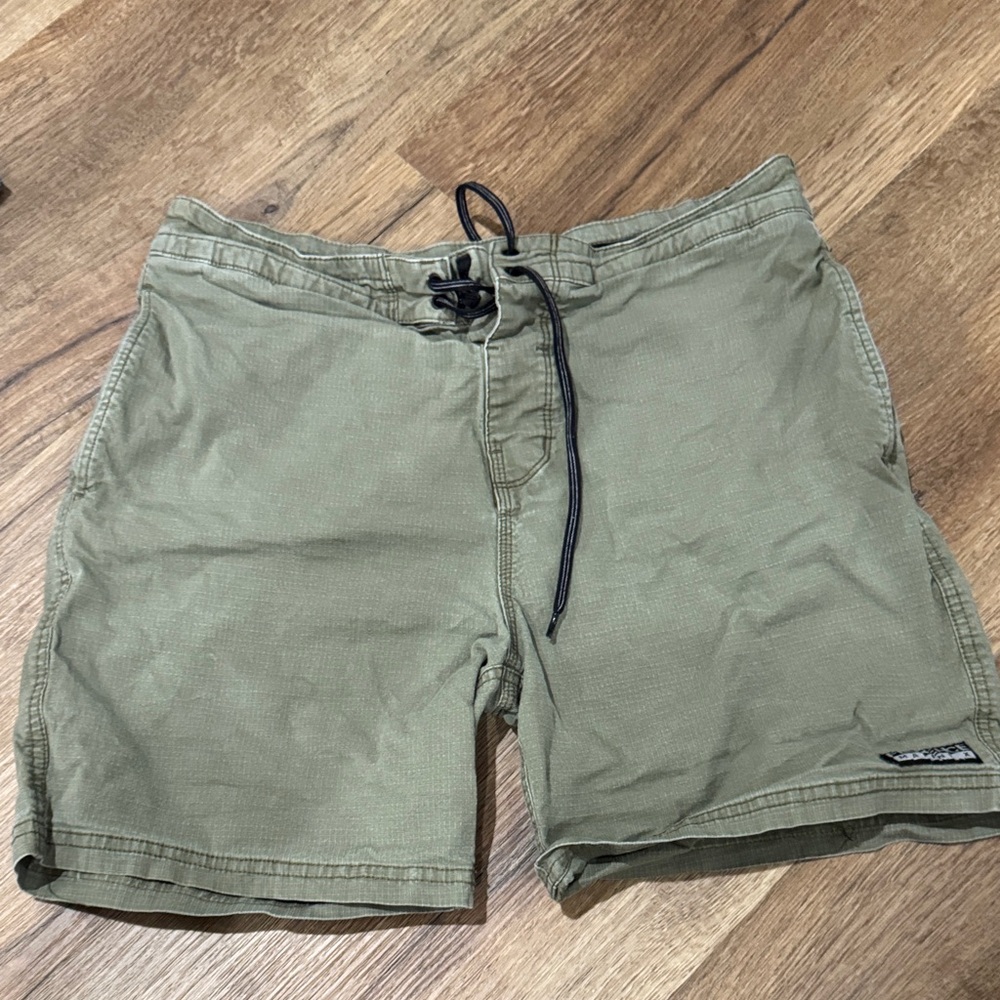 Men's Athletic Swim/Board Shorts in Olive Green